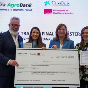 Nuestra compañera Mª Auxiliadora Moyano logra el premio al mejor TFM de la Cátedra AgroBank-UCLM