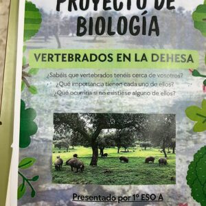 Los vertebrados en la dehesa: aprendemos compartiendo.