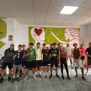 Los alumnos/as de 2EASD del IES Antonio María Calero visitaron hoy AFEMVAP.